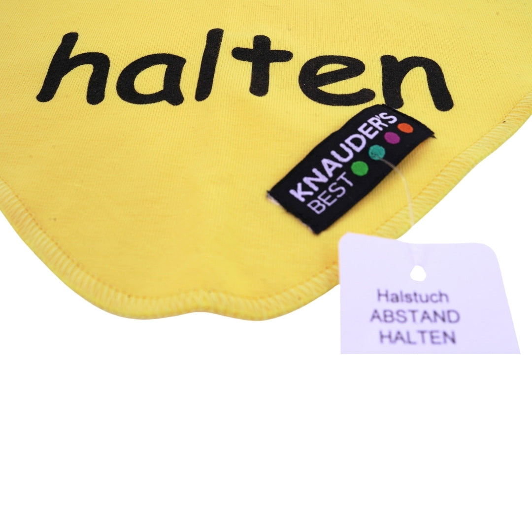 Hunde-Halstuch - Bitte Abstand