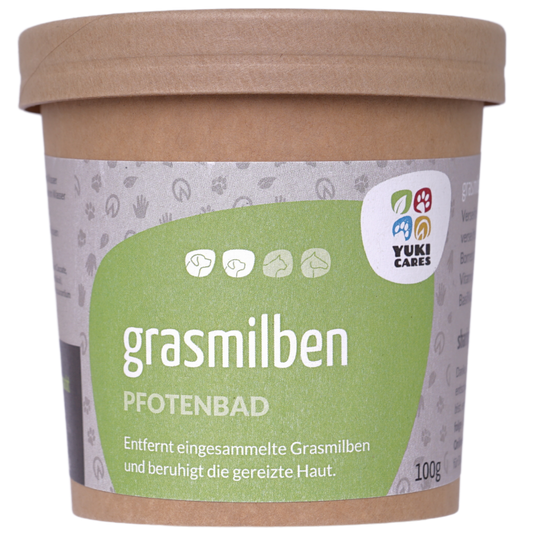 Pfotenbad Grasmilben