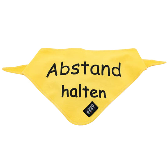 Hunde-Halstuch - Bitte Abstand